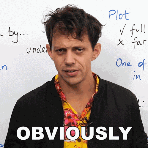 Obviously Benjamin GIF