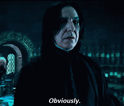 Obviously Professor Snape GIF