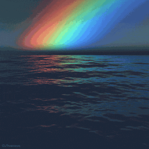 Ocean Rainbow GIF