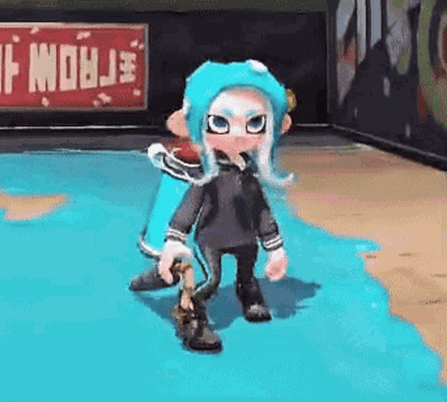 Octoling Booyah GIF