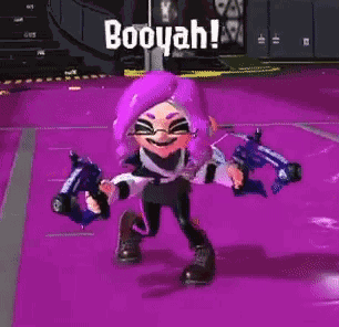 Octoling Booyah GIF