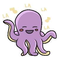 Octopus Animal Sticker
