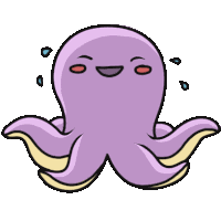 Octopus Animal Sticker