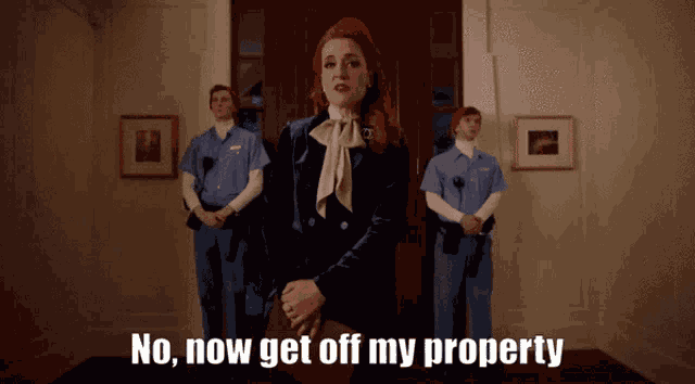Off My Property Jo Newmarch GIF