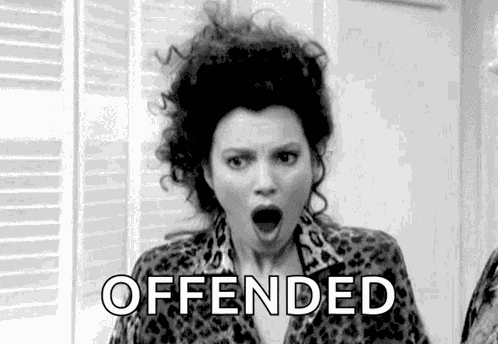 Offended Whyy GIF