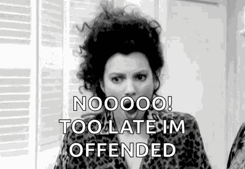 Offended Whyy GIF
