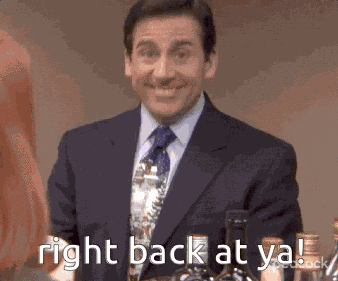 Office Finger Guns GIF