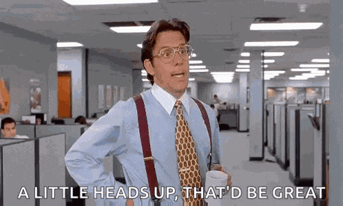 Office Space Thinking GIF