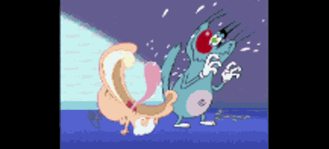 Oggy And The Cockroaches Cartoon GIF