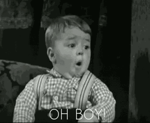 Oh Boy Cute GIF