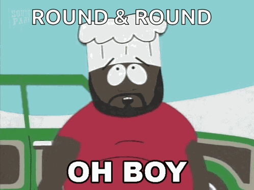 Oh Boy Here We Go Again Chef GIF