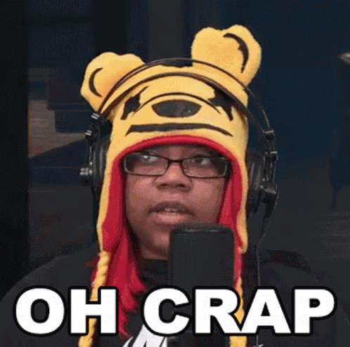 Oh Crap Aychristenegames GIF
