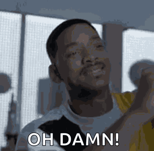 Oh Damn Will Smith GIF