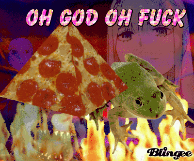 Oh God Oh Fuck Pizza GIF