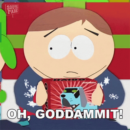 Oh Goddammit Eric Cartman GIF