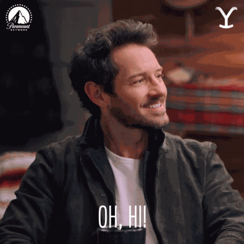 Oh Hi Ian Bohen GIF