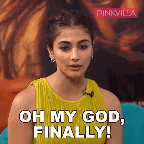 Oh My God Finally Pooja Hegde GIF