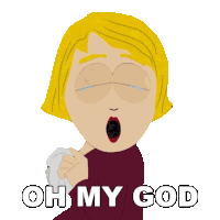 Oh My God Linda Stotch Sticker