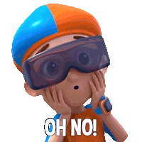 Oh No Blippi Sticker
