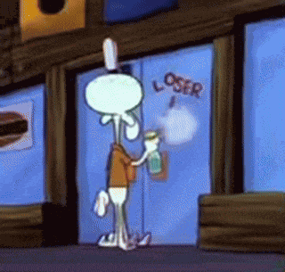 Oh No Broly Squidward GIF