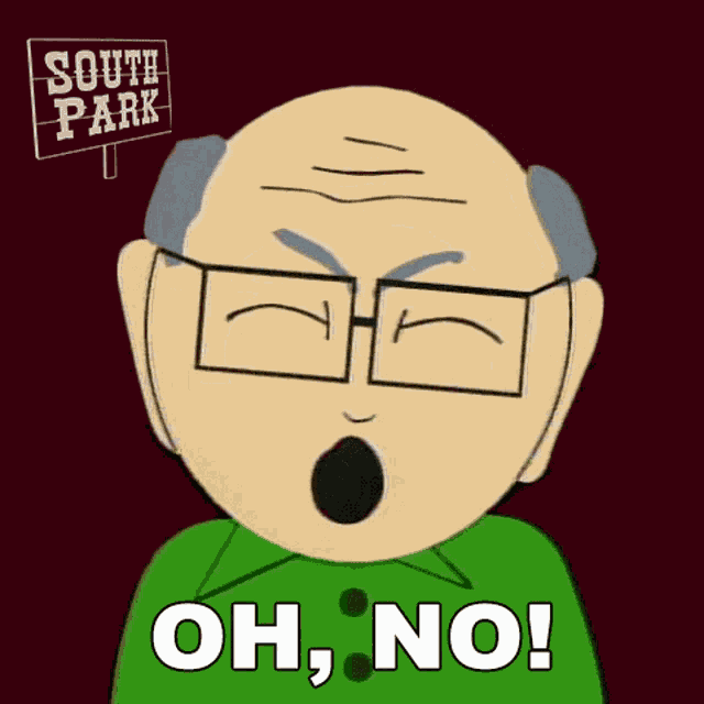 Oh No Mr Garrison GIF