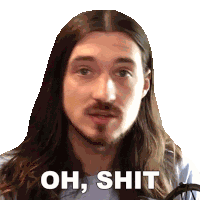 Oh Shit Bionicpig Sticker