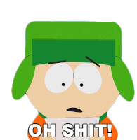 Oh Shit Kyle Broflovski Sticker