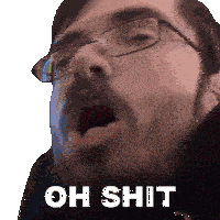 Oh Shit Ricky Berwick Sticker