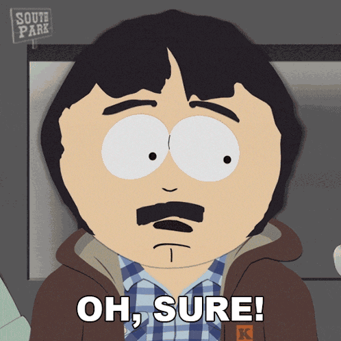 Oh Sure Randy Marsh GIF