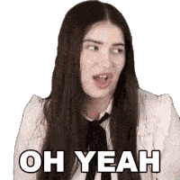 Oh Yeah Marissa Rachel Sticker