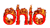Ohio Text Sticker