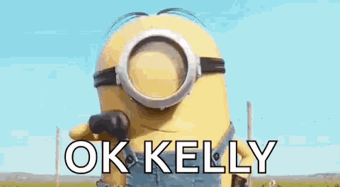 Ok Kelly Minions GIF