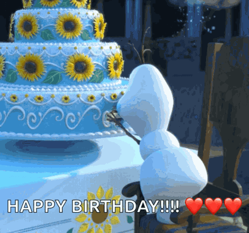 Olaf Happy GIF