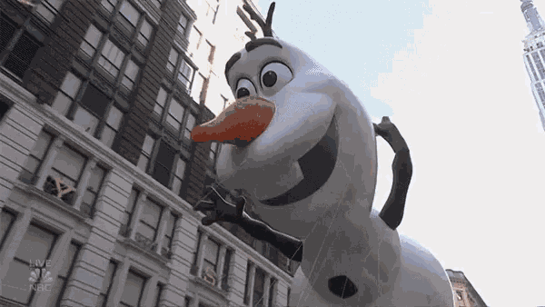 Olaf Snowman GIF