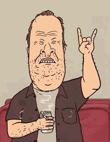 Old Butthead Headbang Butthead GIF
