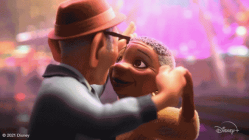 Old Couple Art GIF