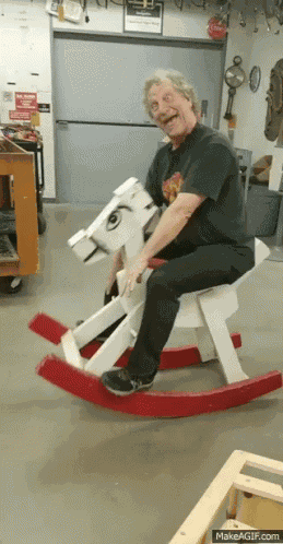 Old Man Lets Ride GIF