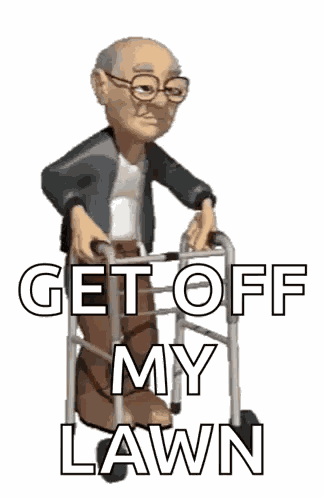 Old Man Walker GIF