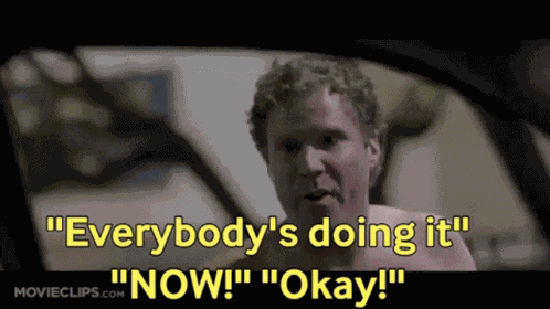 Old School Streaking GIF