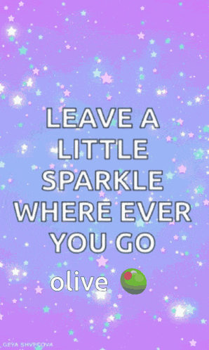Olive Sparkle GIF