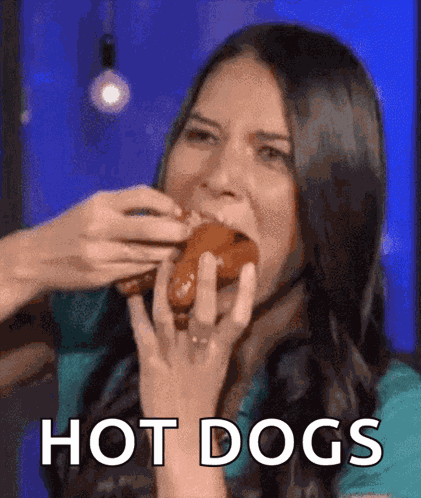 Olivia Munn Hotdogs GIF