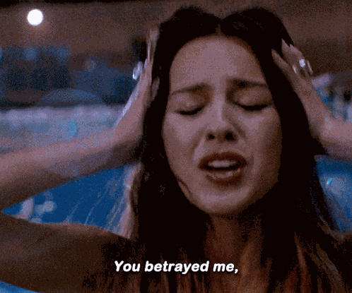Olivia Rodrigo Traitor GIF