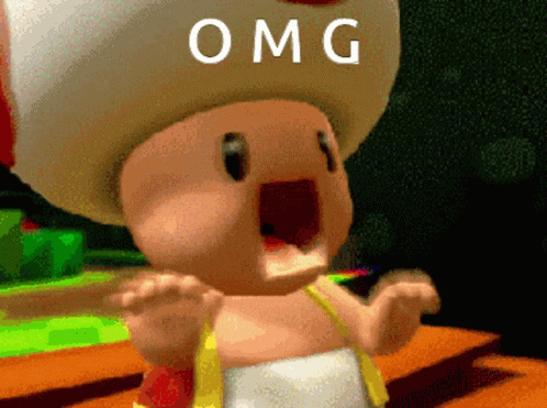 Omg Toad GIF