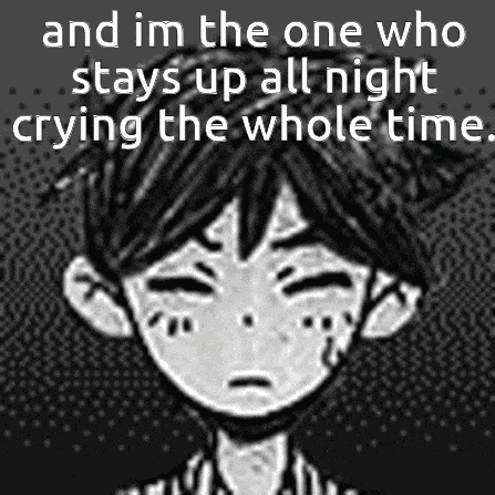 Omori Stays Up GIF
