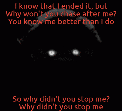 Omori Why Didnt You Stop Me GIF