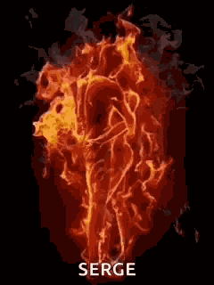 On Fire Kiss GIF