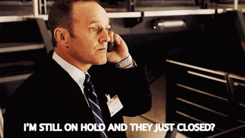 On Hold Just Closed GIF