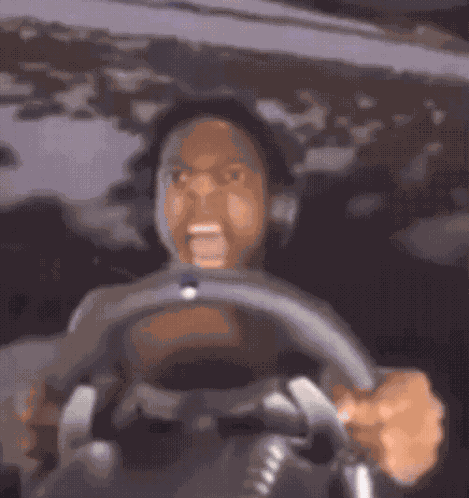 On My Way Driving GIF