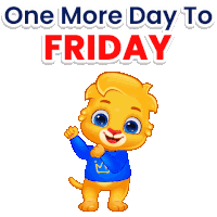 One More Day To Friday Almost Friday Sticker