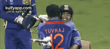 One Of The Finest Moments For Yuvaraj Singh With Dhoni.Gif GIF